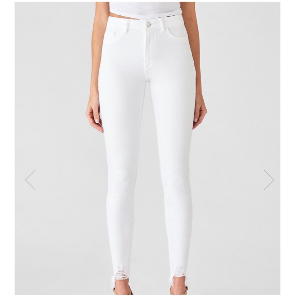DL1961 Designer High Rose White jeans! Size 27